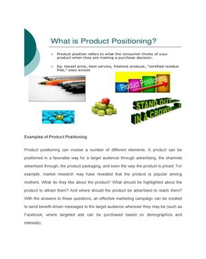 Module 4 Part 2 - Lecture notes Marketing Management - Daily Examples ...