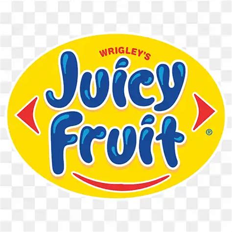 Juicy Fruit HD logo free transparent PNG