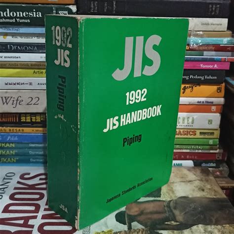 Jual BUKU ORIGINAL JIS 1992 JIS HANDBOOK Piping buku bekas - Kota Depok ...