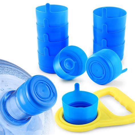 JVIGUE Non Spill Cap Anti Splash Bottle Caps Reusable for 55mm 3 and 5 ...