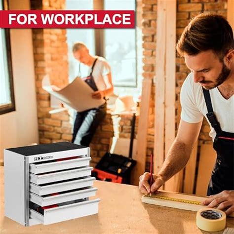 P.I.T. Mini White Tool Box, Portable 5-Drawer Micro India | Ubuy
