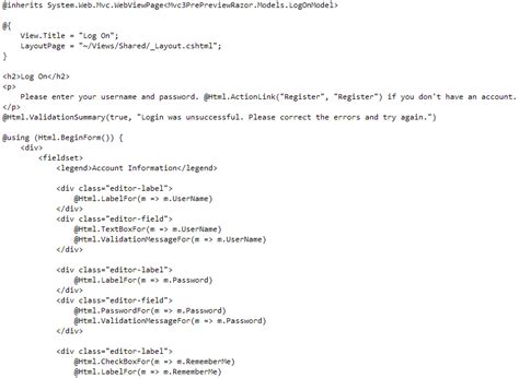 Image result for MVC Razor Tutorial