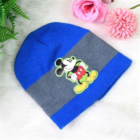Cap for Winter Woolen Knitted Black Inside Fur Caps (1 Pc / Mix Design ...