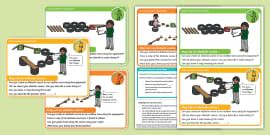 Obstacle Course Challenge Activity Cards | Twinkl