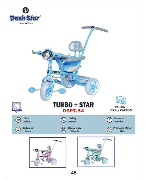 Buy Dash Star DSPT-54 Turbo + Star Tricycle (MOQ: 9Pcs/Bundle) | DBOLT