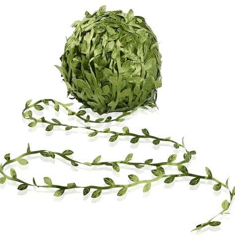 Buy Artificial Vine Fake Leaves 265 Feet Artificial Leaf Garlands Fake ...