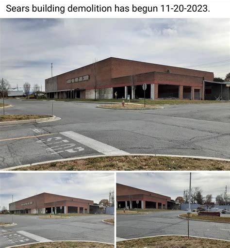 The abandoned, atomic age Sears in Hagerstown has begun demolition. A ...