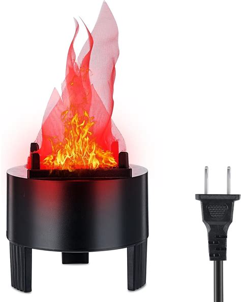 Amazon.com: Biupky 3D LED Fake Fire Flames Effect Light, 110V Electric ...