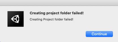 Image result for Unity Creating Project Folder Failed