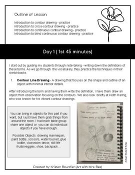 Image result for Contour Line Drawing Lesson