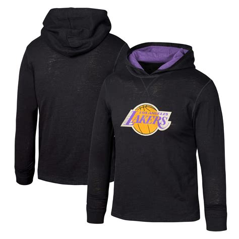Youth Los Angeles Lakers Mitchell & Ness Black Hardwood Classics ...