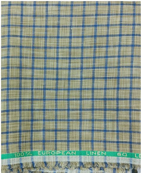 Arvind Linen Checkered Shirt Fabric – Mansfab