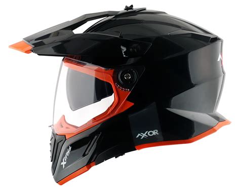 Axor X-Cross Dual Visor SC ISI ECE DOT Certified Full Face Dual Sport ...