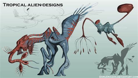 Alien Animal Design 的图像结果