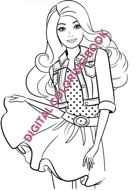 Barbie Doll Coloring Pages