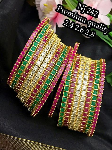 Soosi Designer Golden Stone Bangles Set for women – www.soosi.co.in