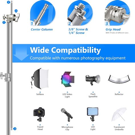 NEEWER Pro 100% Stainless Steel Heavy Duty C Stand India | Ubuy