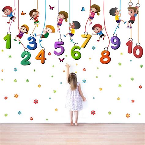 Buy StickMe 'Kids Playing Climbing Up The-Rope-Numbers-Baby-Kids ...