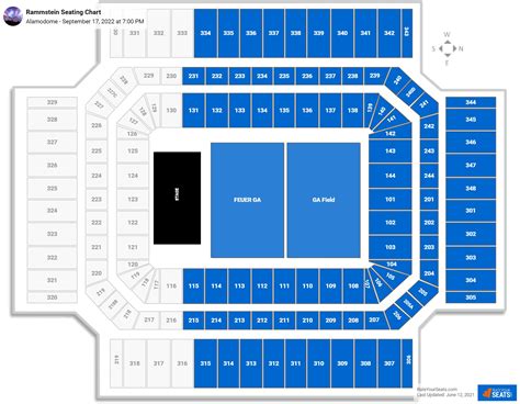 Alamodome Concert Seating Chart - RateYourSeats.com