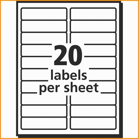 Free Template for Avery 5366 File Folder Labels Of What You Know About ...