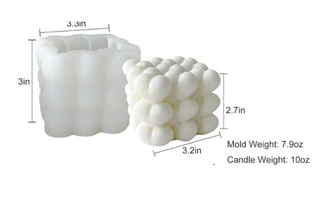 Heart Bubble Mould CM96 – Wick and Pour