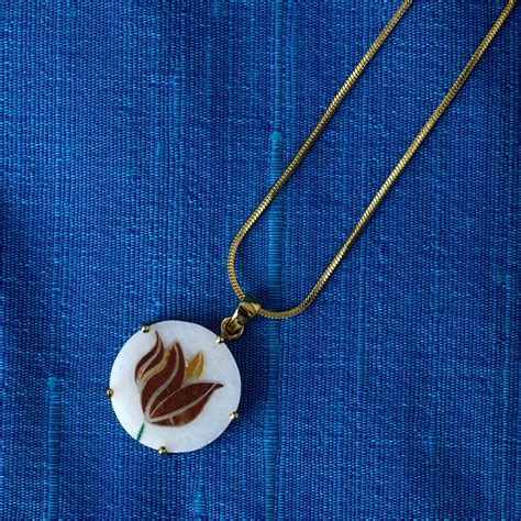 Taj Collection: Marble Inlay (Parchinkari) Jewellery | The Slow Studio