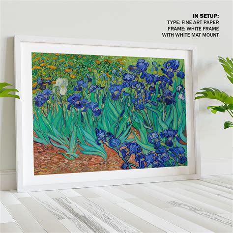 Irises Painting & Wall Art Print by Van Gogh - Dessine Art