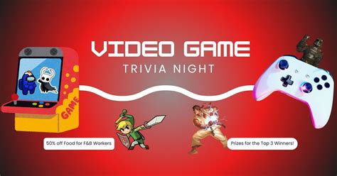 Video Game Trivia Night!, 8484 DORCHESTER RD, Unit B, North Charleston ...