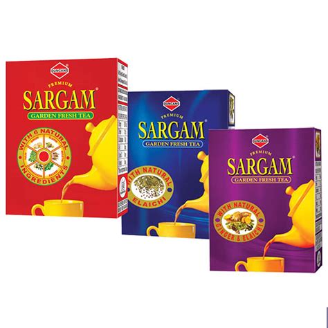 Duncans Sargam Tea Combo pack of Elaichi + Ginger & Elaichi + 6 Natural ...