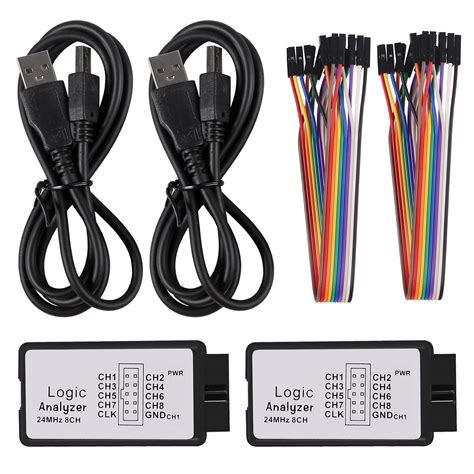 2pcs Usb Logic Analyzer Device With Usb Cable 24mhz 8ch | Desertcart INDIA