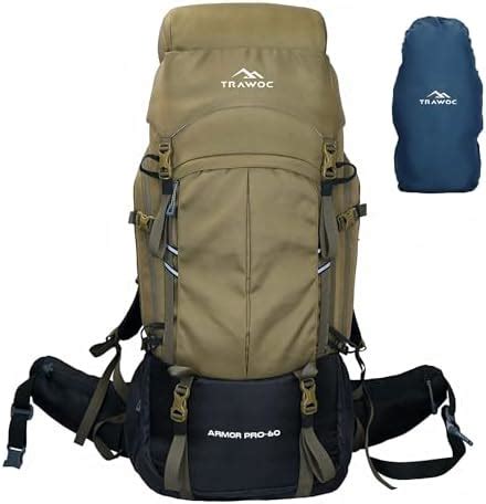 TRAWOC EXPEDITION 80L Travel Backpack Camping Hiking Rucksack Trekking ...