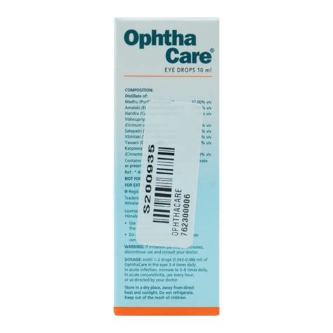 Himalaya Ophthacare Eye Drops | Uses, Side Effects, Price | Apollo Pharmacy