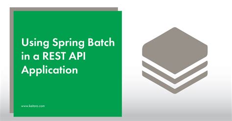 Spring Batch API to DB 的图像结果