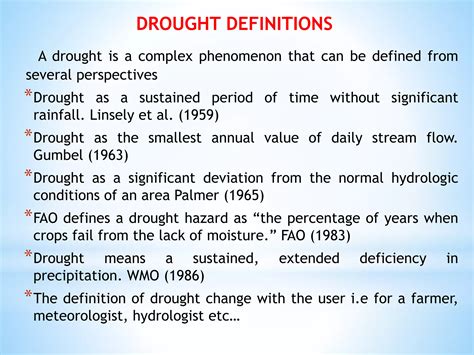 drought monitoring and management using remote sensing | PPTX