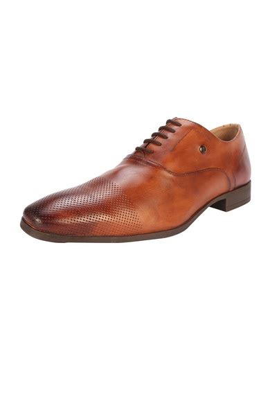 Buy Men Brown Lace-Up Formal Shoes Online - 305208 | Van Heusen