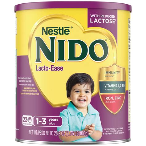 Buy Nestle NIDO Lacto-Ease Toddler Powdered Milk Beverage - 28.2 Oz ...