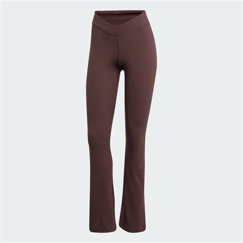 adidas Yoga Flared Pants - Brown | adidas UAE