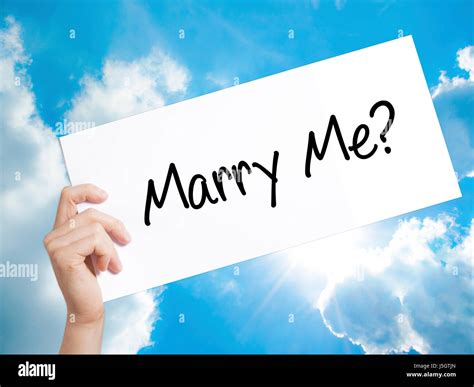 Will You Marry Me Sign High Resolution Stock Photography and Images - Alamy