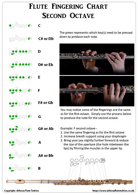 Piccolo Trill Chart 2Nd Octave at Jack Shives blog