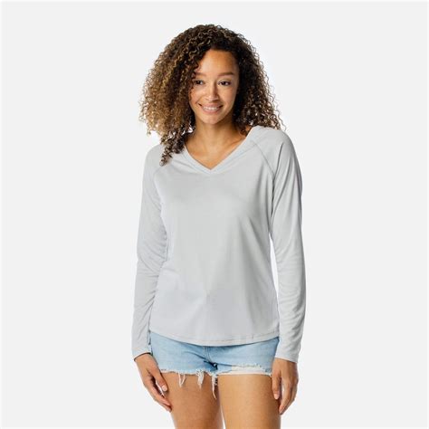 Long Sleeve Shirts for Summer Sun Protection | V-Neck Shirt – Vapor Apparel