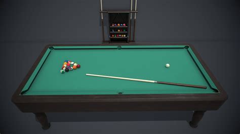 Billiard Table 9Ft - 3D Model by YuriBarinov
