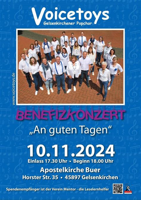 „An guten Tagen“ – erfolgreiches Benefizkonzert – Voicetoys ...