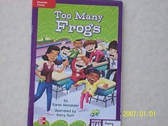 Reading Wonders Leveled Reader Too Many Frogs: Ell Unit 6 Week 5 Grade ...