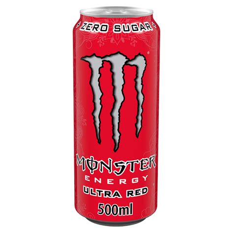 Monster Ultra Red Energy Drink 500ml | Sports & Energy Drinks | Iceland ...