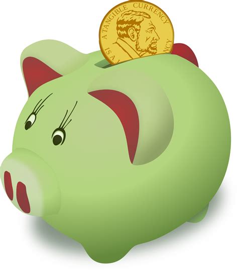 Piggy Bank Clip Art - Free Clipart #2904661 | Clipart Library