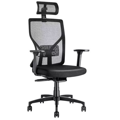 Deskio Back Rest Chair (Mesh + Full Black) 02A - TEKAVO