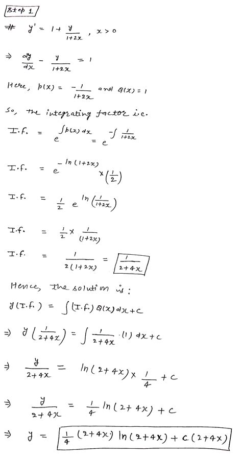 Image result for Integrating Factor Example
