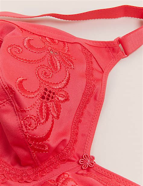Buy Total Support Embroidered Full Cup Bra B-G at Marks & Spencer
