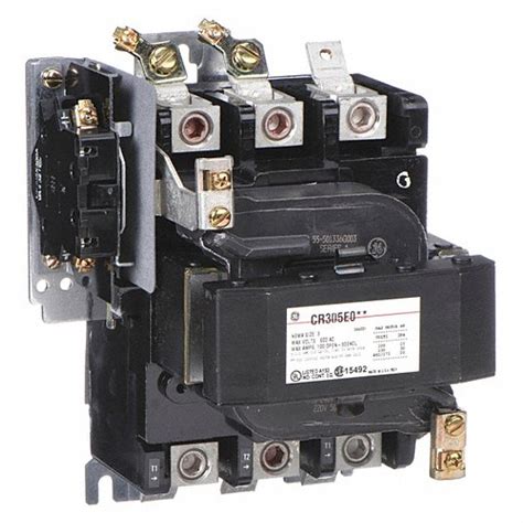 GE, Non-Reversing, 3 Poles, NEMA Magnetic Contactor - 6VDH2|CR305E003 ...