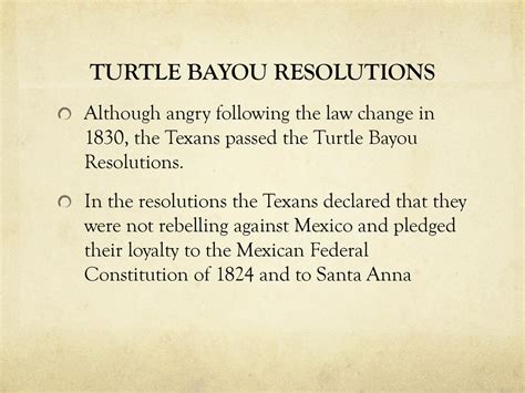 The Road Leading to the Texas Revolution - ppt download